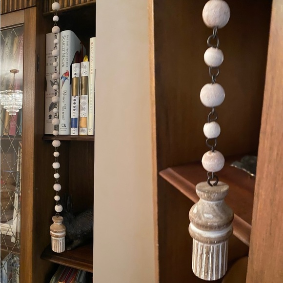 Wood & Metal Tassel Garland - Picture 3 of 9